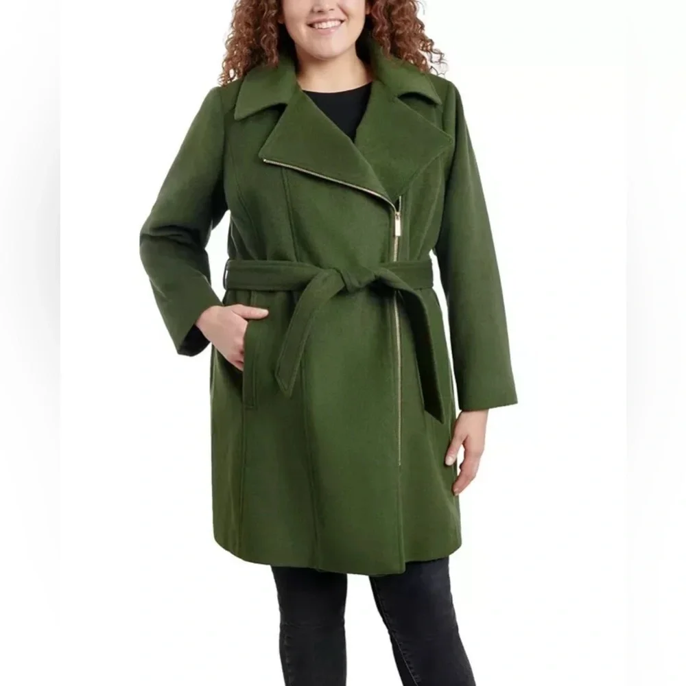 Michael Kors 60% Wool Blend Coat Women’s Size 2X Jade Green